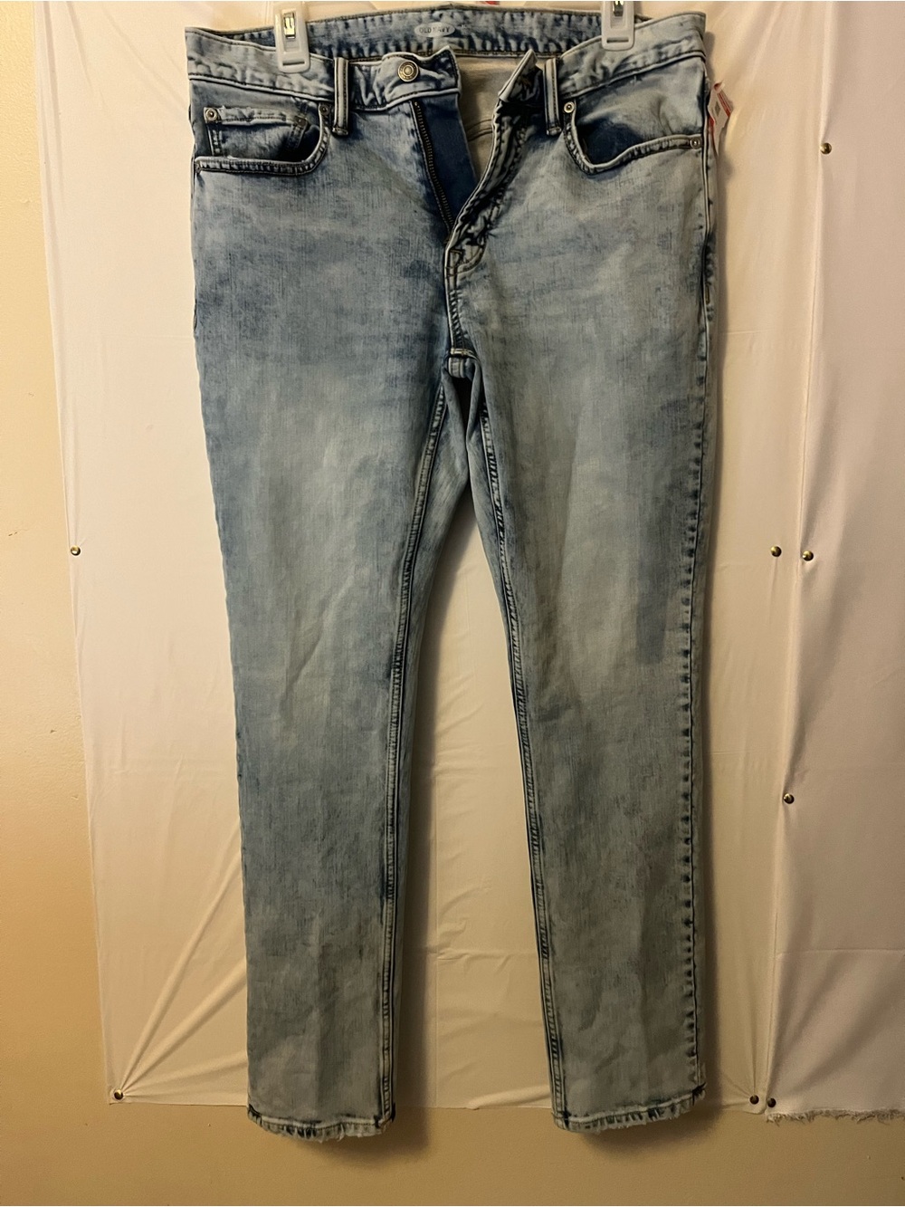 Old Navy Light Blue Slim Straight Jeans
